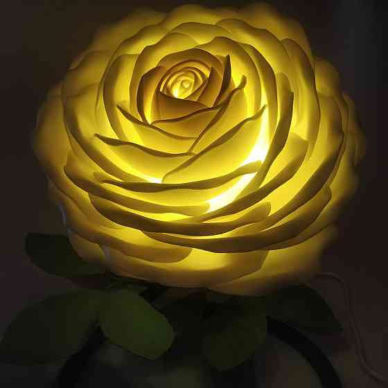 Світильник-нічник "Лімонна троянда" Дніпро