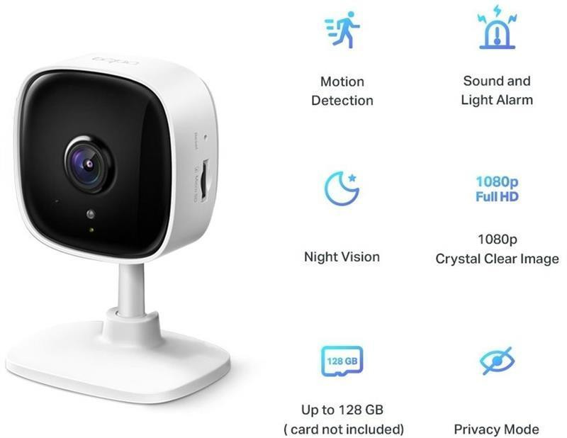 IP камера TPLink Tapo TC60 FHD N300 white Харьков - изображение 3