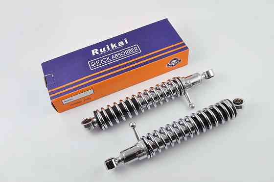 Амортизатори (пара) ІЖ 325mm, регульовані, з важелем (хром) RUIKAI Київ