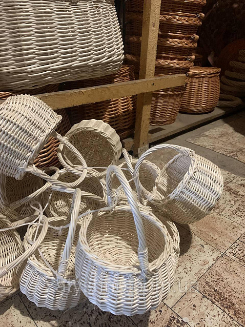 Кошик середній, білий Київ - фото 1