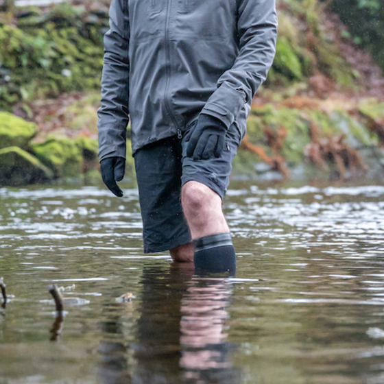 Высокие водонепроницаемые носки Dexshell Wading Pro Socks (Черные) размер M (39-42) Винница