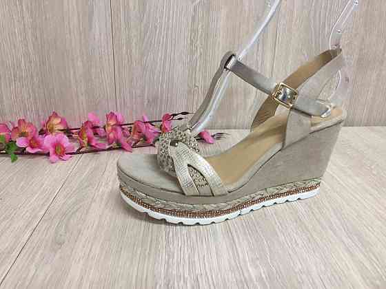 SMALL SWAN БосонІжки жіночі SMALL SWAN бежеві (літо, еко-замша) (940) лише 40р. Коломыя