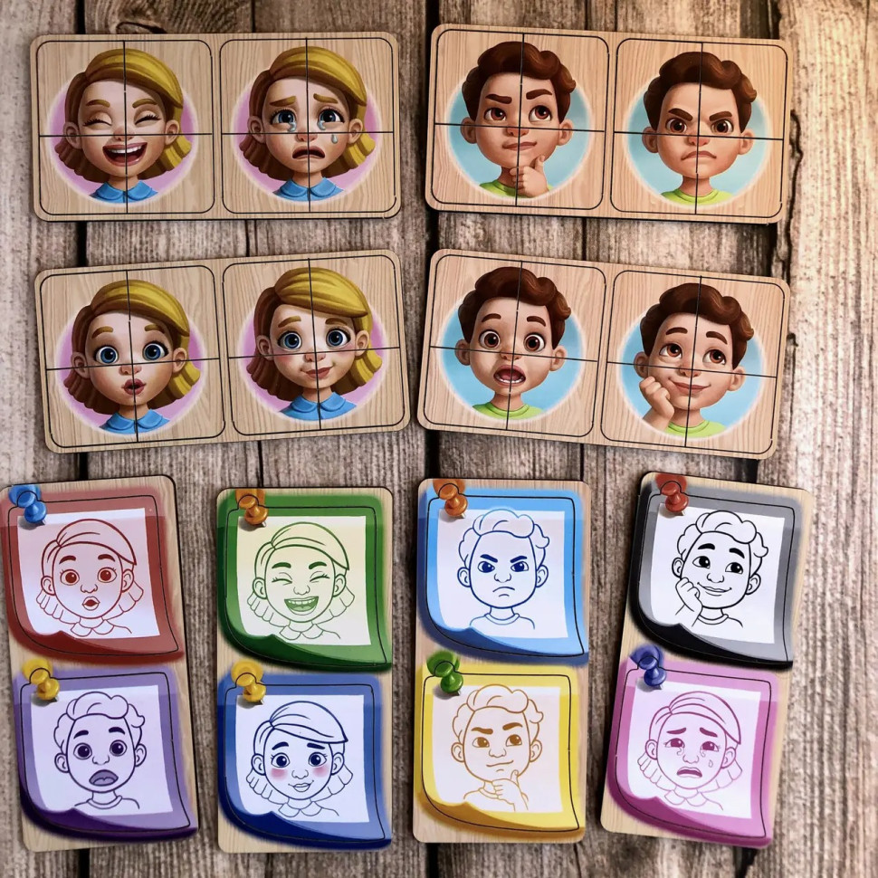 Деревянный пазл-сортер 