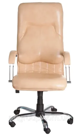 Офисное Кресло Руководителя Richman Nicosia Titan Vanilla Хром М2 AnyFix Бежевый Днепр