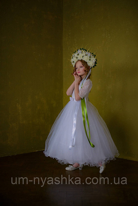 Длинное белое платье с рукавами Кривой Рог - изображение 2