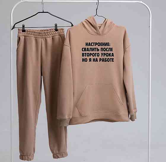 Теплий спортивний костюм UNISEX — "Настроювання: звалювати після 2 заняття, але я на роботі". Чернівці
