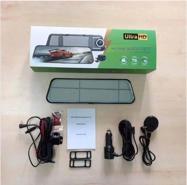 Зеркало с видеорегистратором L1060 10'' 2 камеры touch AHD Киев - изображение 2