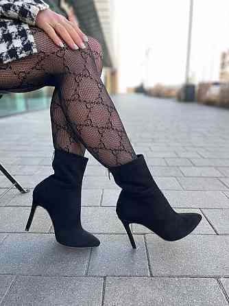 Черевики жіночі SEE SEVEN 1518 чорні (весна-осінь, замша натуральна) (5753) 37 Коломия