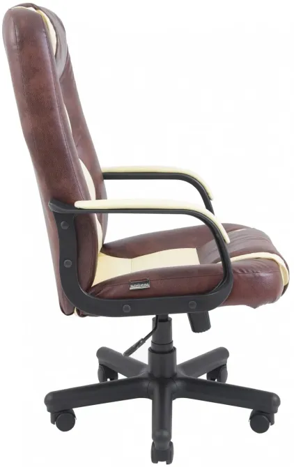 Офісне Крісло Керівника Richman Chelsea Madras Tobacco-Vanilla Пластік Річ М3 MultiBlock Бежево-коричневий Дніпро - фото 5