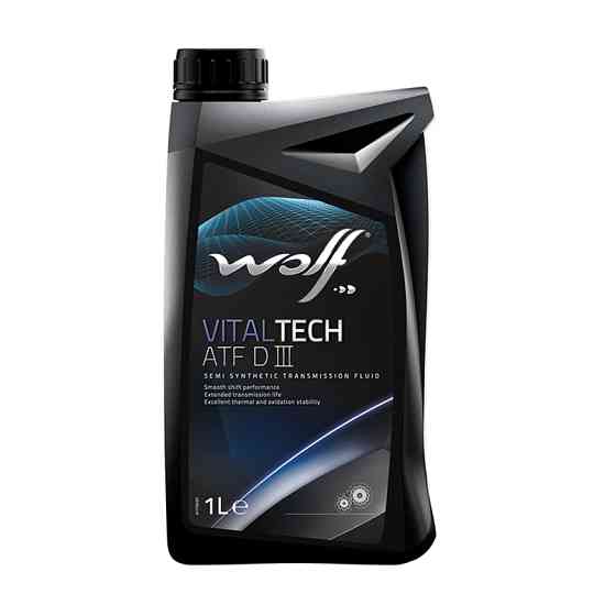 Трансмиссионное масло Wolf Vital Tech ATF Dex III 1л Львов