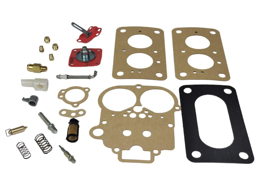 Ремкомплект 2101, 2102 з червоною діафрагмою ЛЮКС карбюратора Мукачево - фото 1