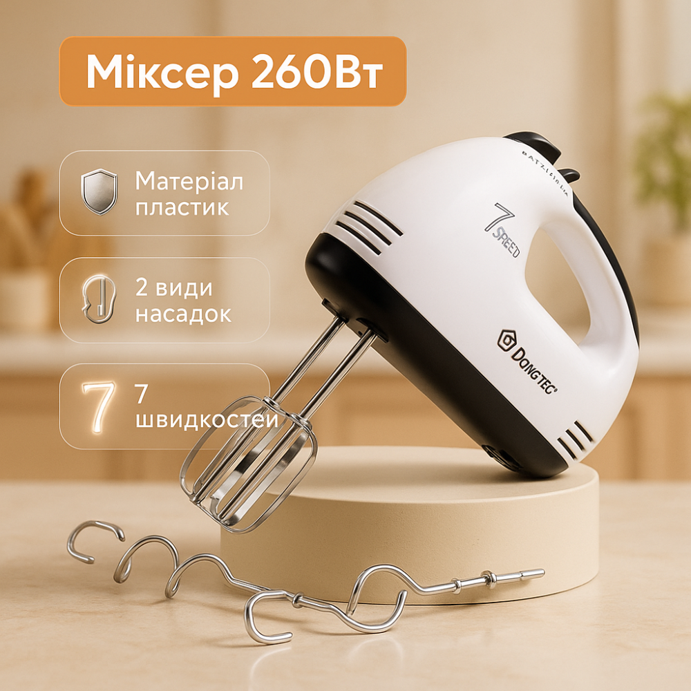 Миксер для хлебного теста, Хороший миксер для кухни с венчиком Удобный кухни UL-12 Львов - изображение 14