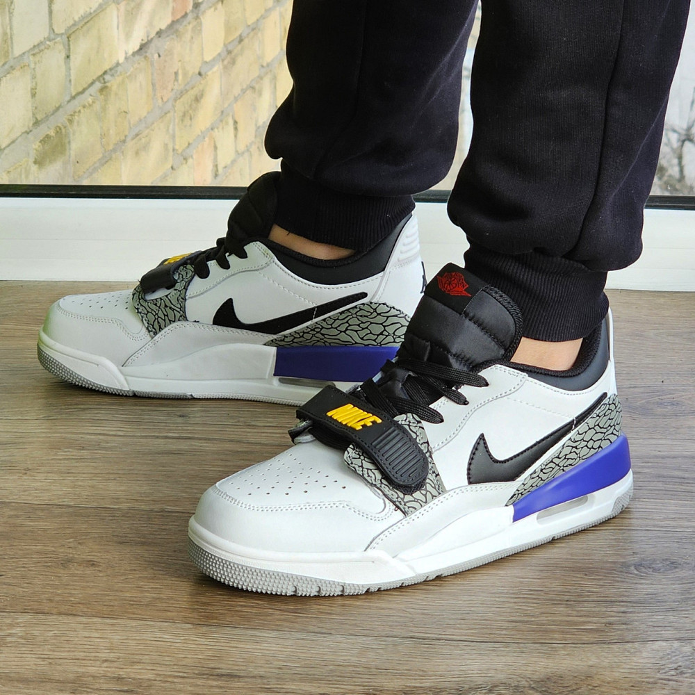 Чоловічі Термо Кросівки Nike Jordan Білі Шкіряні Джордани Найк Єврозима (розміри:41,42,43,44,45) Відео Огляд Дніпро - фото 3