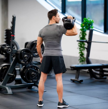 Гиря вінілова Gymtek 10кг чорний Киев