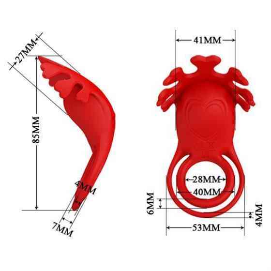 Ерекційне кільце - Pretty Love Vibrant Penis Ring Ruben Red Sex Aura Київ