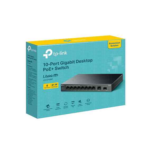 Комутатор TP-Link LS1210GP ( 22544 ) Харків