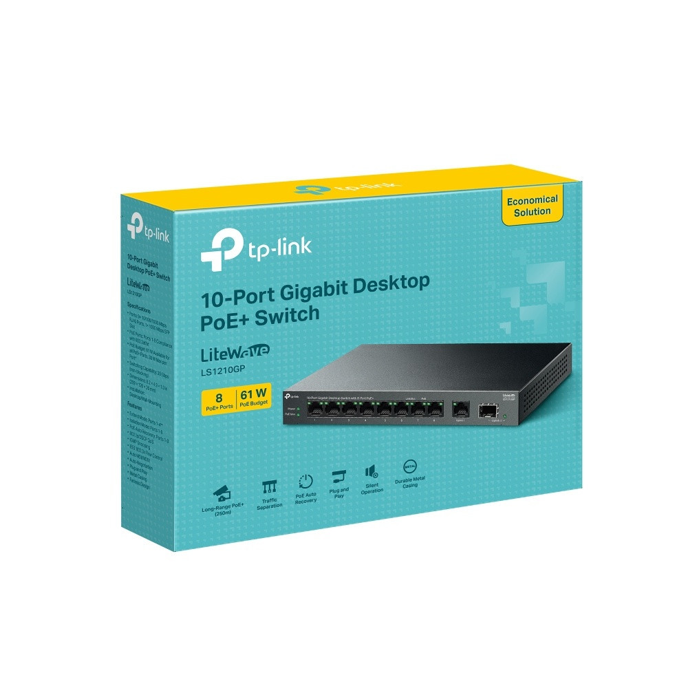 Комутатор TP-Link LS1210GP ( 22544 ) Харків - фото 1