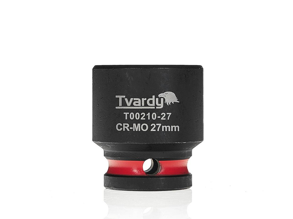 Головка ударна "Tvardy" з хром-молібденової сталі (Cr-Mo)  1/2"  6-гранна 27 мм Київ - фото 1