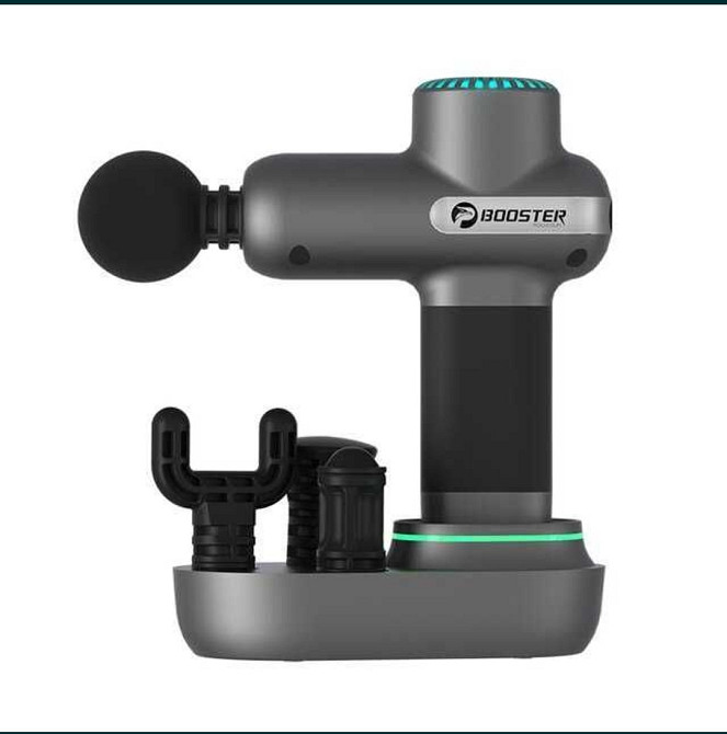 Бездротовий ударний масажер Booster Lightsaber LS Mini + ДОК СТАНЦІЯ Київ - фото 1