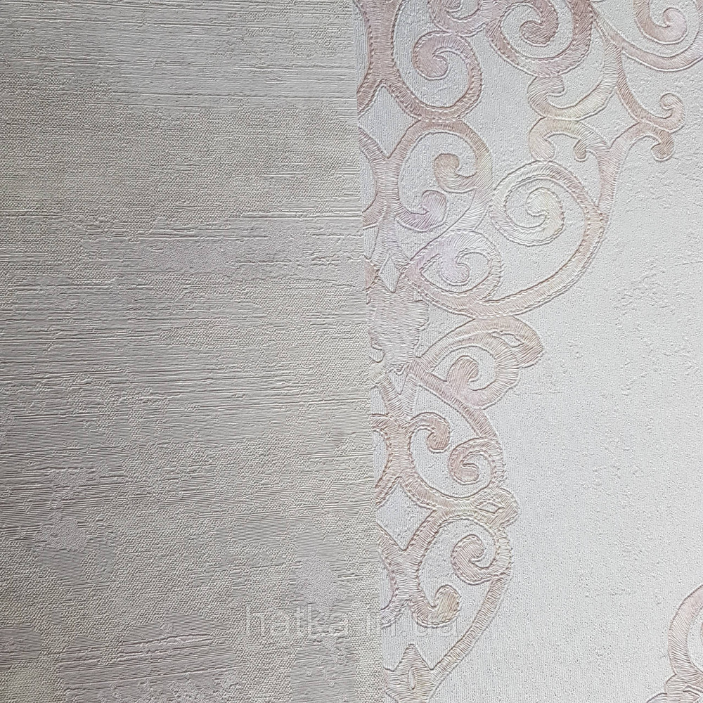Шпалери метрові вінілові на флізелін 24 Carati Cristiana Masi під штукатурку структурні рожеві бежеві Київ - фото 2