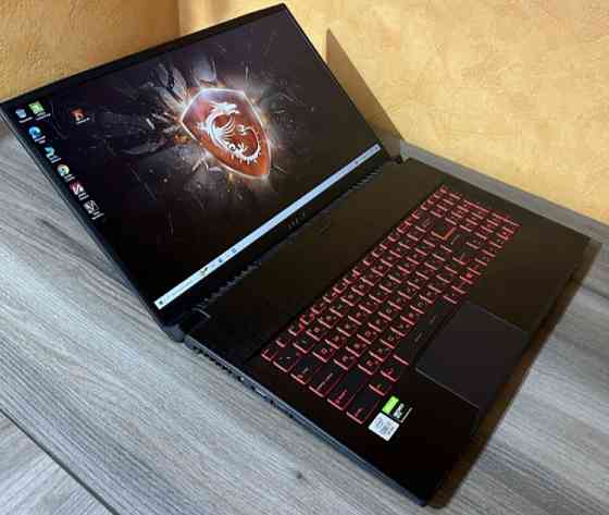 Великий ігро Ноутбук MSI GF75 (i5-10300/16D4/GTX1650/17.3" 144Hz. Київ