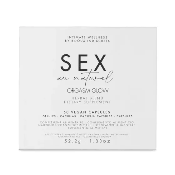 Натуральна харчова добавка для підвищення лібідо Bijoux Indiscrets Sex au Naturel — Orgasm Glow Львів