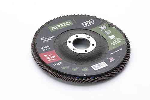 Круг пелюстково-торцевий Р40 конус 125 мм (Т29) (КЛТ) APRO Рівне