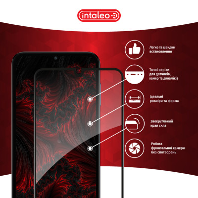 Стекло защитное Intaleo Full Glue Samsung M15 Black (1283126591679) Винница - изображение 3