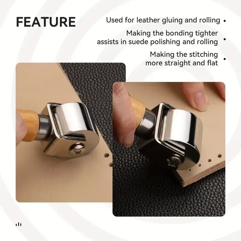 Валик для шкіри 25 мм для склеювання та вирівнювання Київ - фото 4