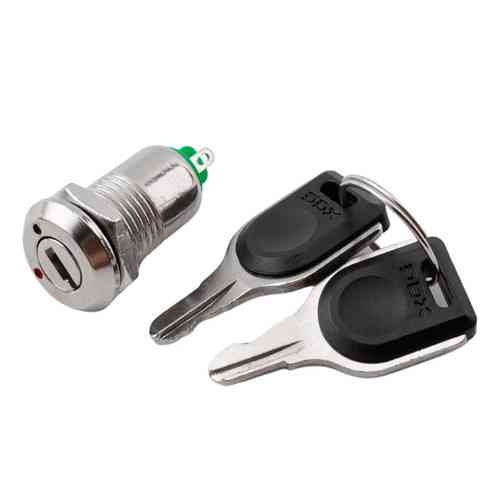 Електричний металевий ключ з фіксацією ввімкнення/вимкнення, замок безпеки Київ