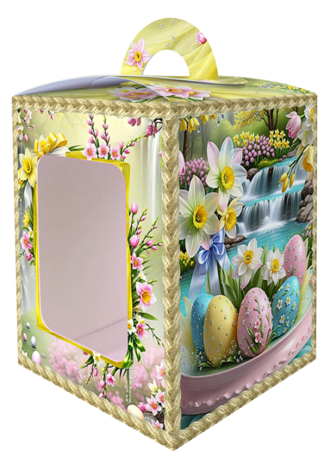 Коробка під великодня Великодня 14 см * 14 см*18,7 см (400 гм) No5 (1 шт.) Харків - фото 3