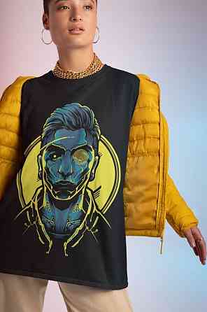 Футболка для мальчика аниме Аниме Винтаге Спекиал Манга оверсайз (рост от 165 до 180 ) Черний AnimeJ1126m Днепр