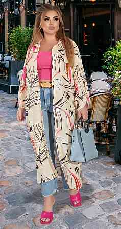 Красивое летнее платье рубашка (52) Киев