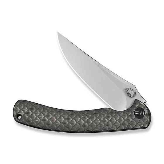 Ніж складаний туристичний Weknife Dracarys, (9.1 см) Böhler M390 / титан 6AL4V сірий Київ