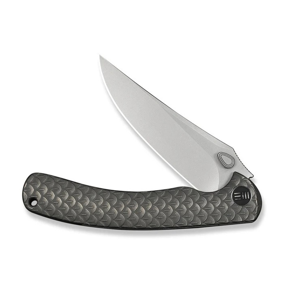 Ніж складаний туристичний Weknife Dracarys, (9.1 см) Böhler M390 / титан 6AL4V сірий Київ - фото 4