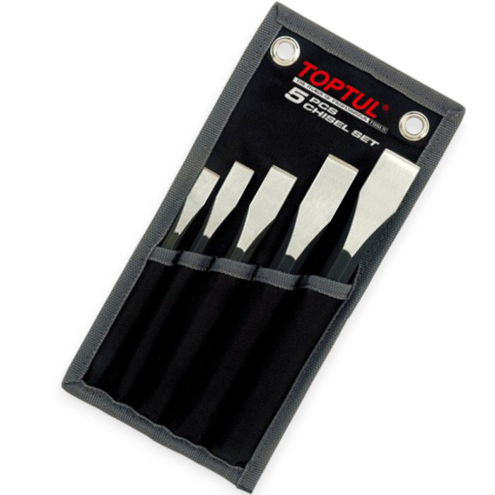 Набір зубил 5 шт, 10-22мм (чохол) Мукачево - фото 1