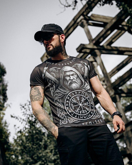 Тактична потовідвідна футболка oblivion ODIN ДЛ7160 Одеса - фото 6