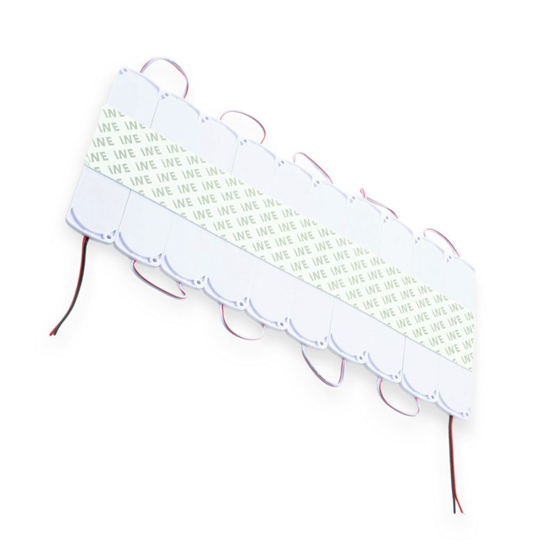 Модуль светодиодный 24V Белый 24 SMD 2835 24D 4, 8W линза (10шт) Мукачево - изображение 1