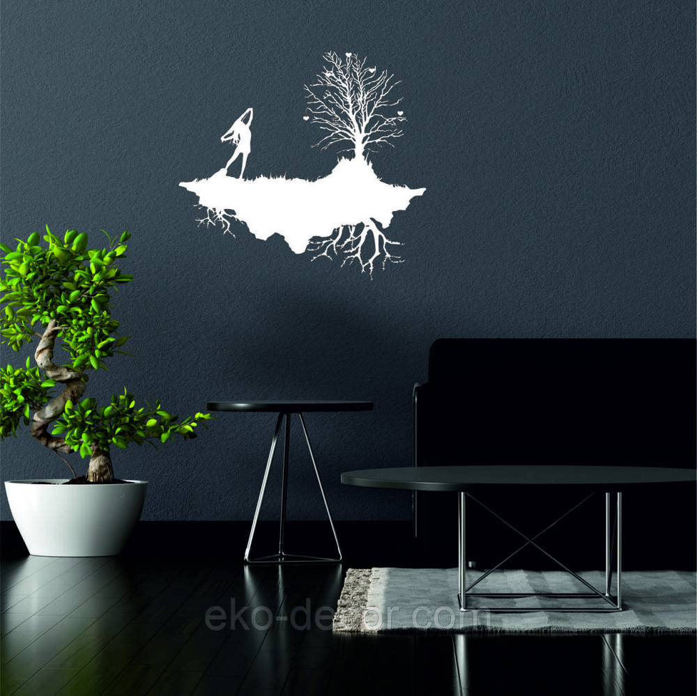 Декоративное настенное Панно «Дерево», Декор на стену 90*83 см, Белый Киев - изображение 2