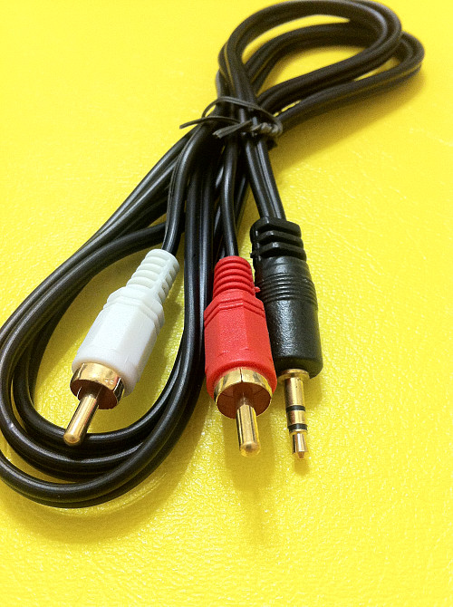 Кабель AUX Audio - RCAx2 M/M 1.5м Вінниця - фото 1