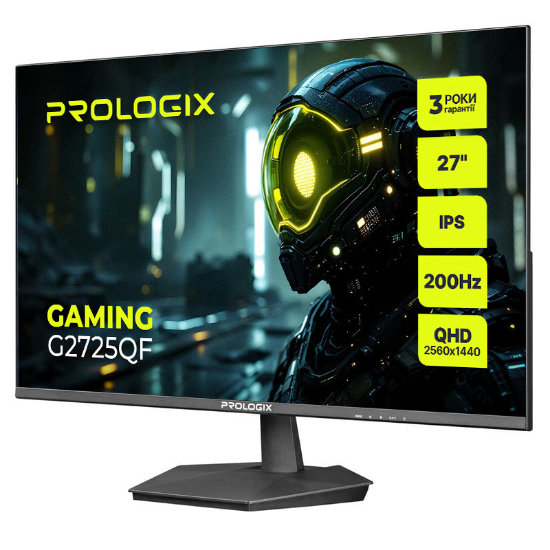 Монітор Prologix Gaming 27" G2725QF IPS Black 200Hz ( 12828 ) Харків - фото 3