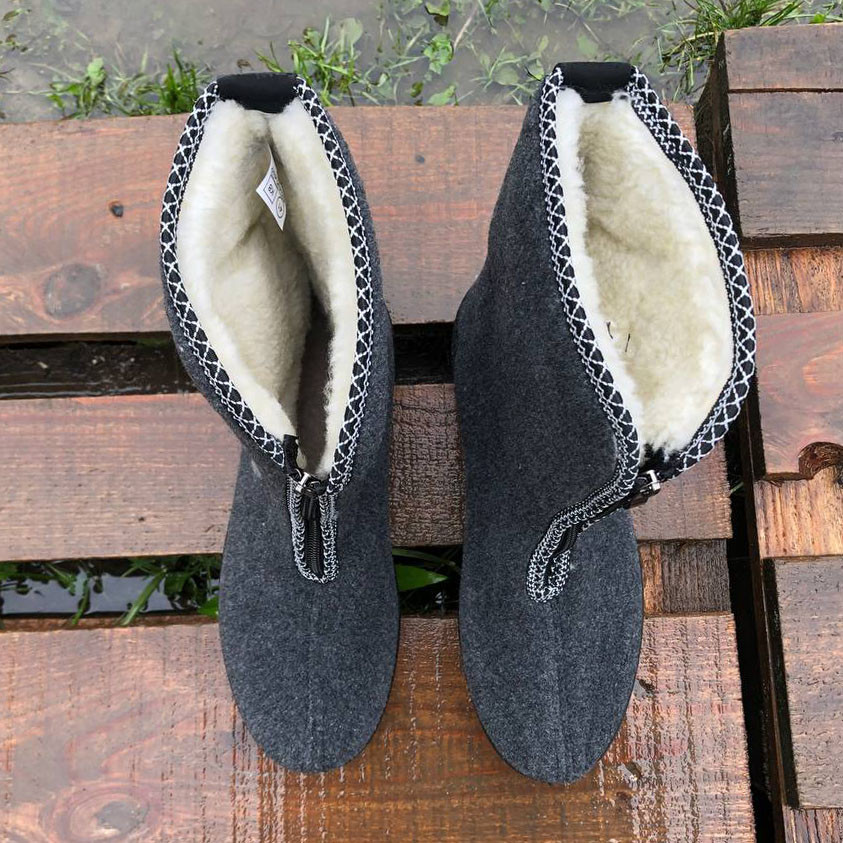 Женские дутики водонепроницаемые 39р 25см, Женские ботинки из нейлона пеночные галоши ON-15 Львов - изображение 7