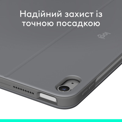 Чохол до планшета Logitech Combo Touch for iPad Air 13-inch (M2) OXFORD GREY - US (L920-012618) Вінниця - фото 4