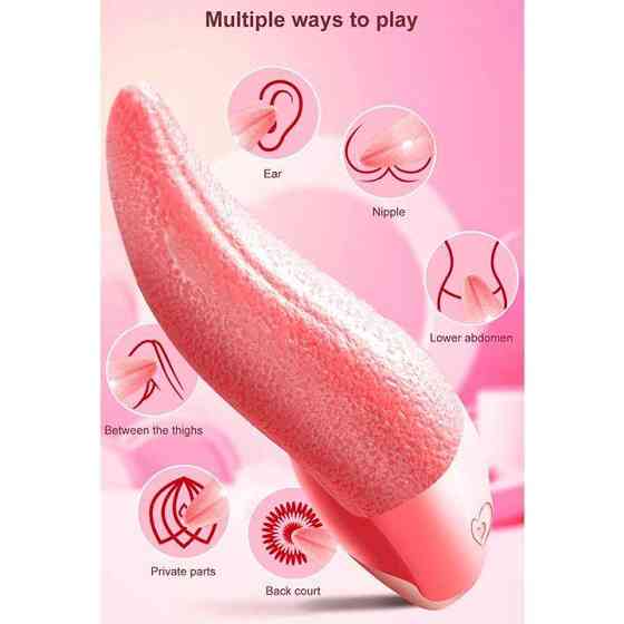 Оральний вібратор язик USB 10 режимів вібрації Вінниця