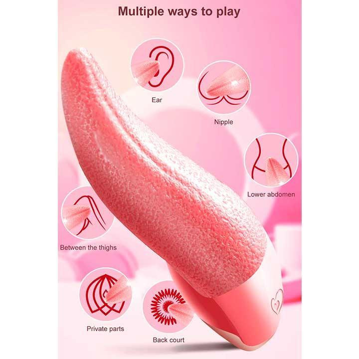 Оральний вібратор язик USB 10 режимів вібрації Вінниця - фото 6