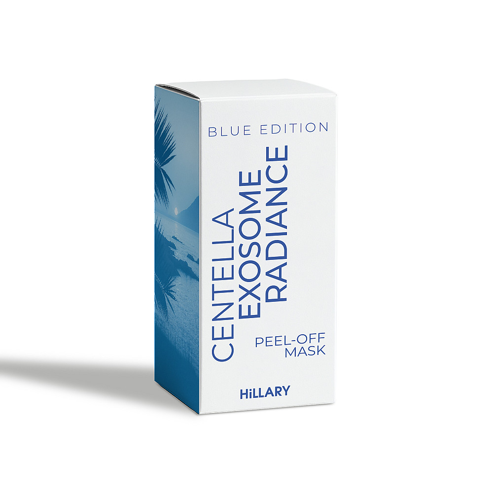 Сяюча маска-плівка з екзосомами центели Centella Exosome Radiance Peel-Off Mask (Blue Edition) Hillary 90 мл Київ - фото 13
