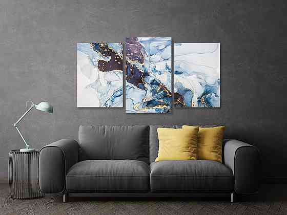 Модульная картина в гостиную / спальню  Флю-Арт   Art-739_3 100x150 см Київ