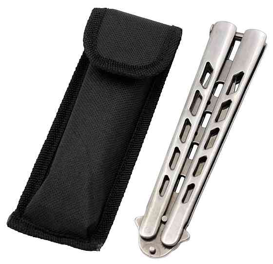 Ніж метелик Тренувальний Metalic AK10 Дніпро