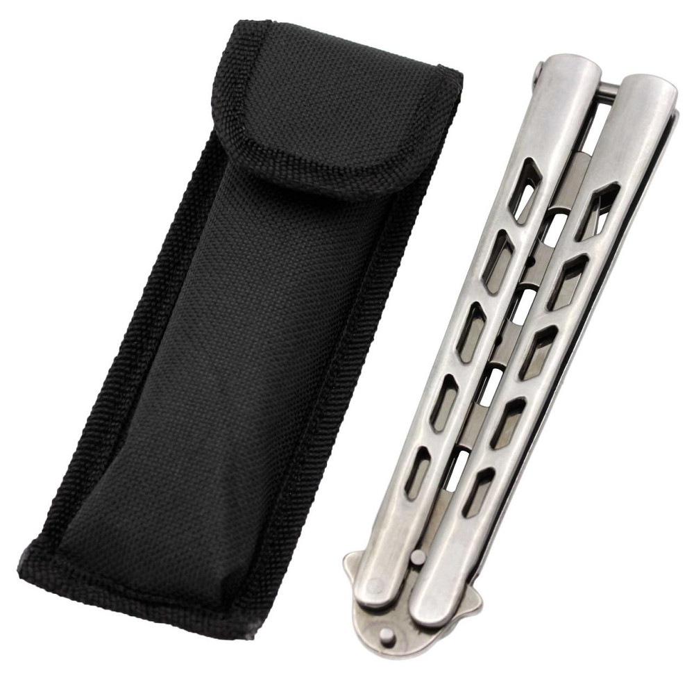 Ніж метелик Тренувальний Metalic AK10 Дніпро - фото 3