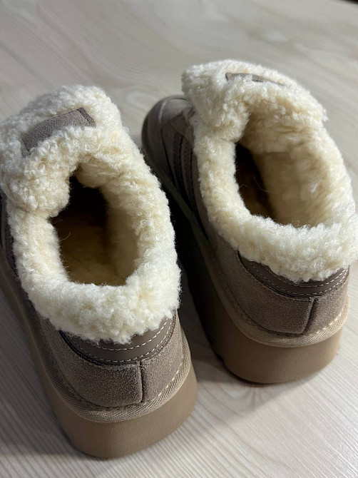 Ботинки женские Hengji 009-3 угги замшевые на меху бежевые, 39, 24,5 см Киев - изображение 18